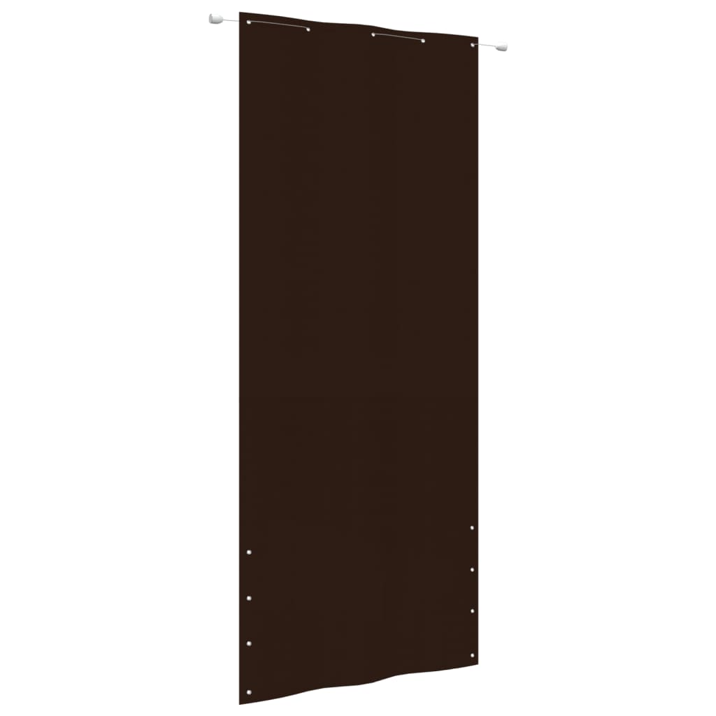 Vidaxl Balcony Screen 100x240 cm Oxford Fabric Brown