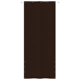 Vidaxl Balcony Screen 100x240 cm Oxford Fabric Brown