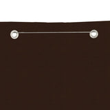 Écran de balcon Vidaxl 120x240 cm Oxford tissu brun