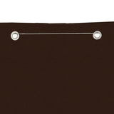 Écran de balcon Vidaxl 140x240 cm Oxford tissu marron
