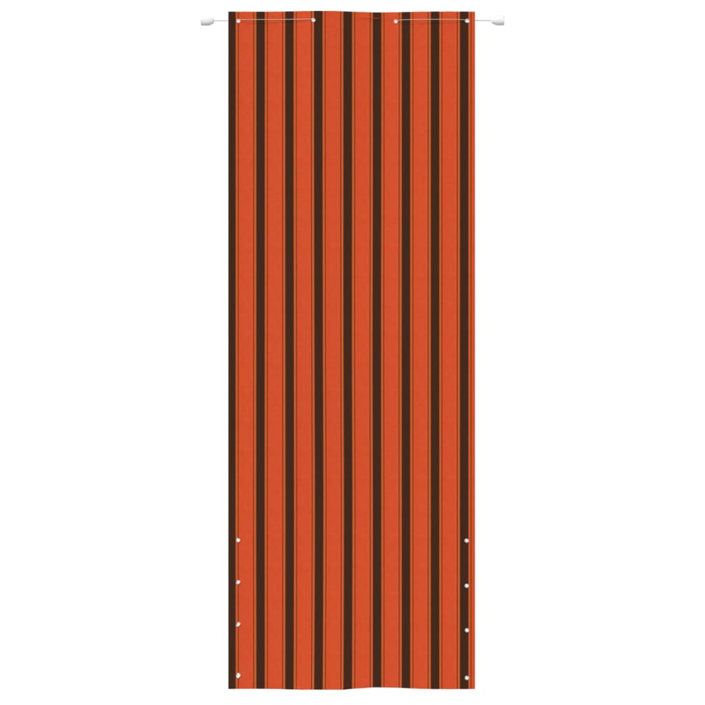 Vidaxl Balcony screen 80x240 cm Oxford fabric orange and brown