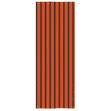 Vidaxl Balcony screen 80x240 cm Oxford fabric orange and brown