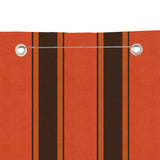 Vidaxl Balcony screen 80x240 cm Oxford fabric orange and brown