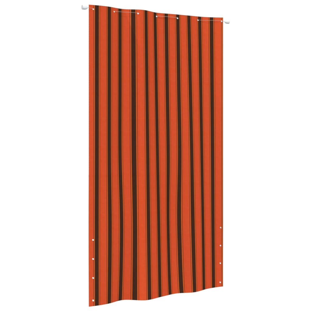 Vidaxl Balkon Screen 140x240 cm Oxford Fabric Orange and Brown