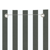 Vidaxl Balcony screen 120x240 cm Oxford fabric anthracite -colored and white