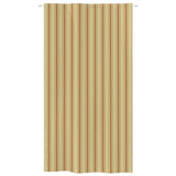 Écran de balcon Vidaxl 140x240 cm Oxford Fabric jaune et orange