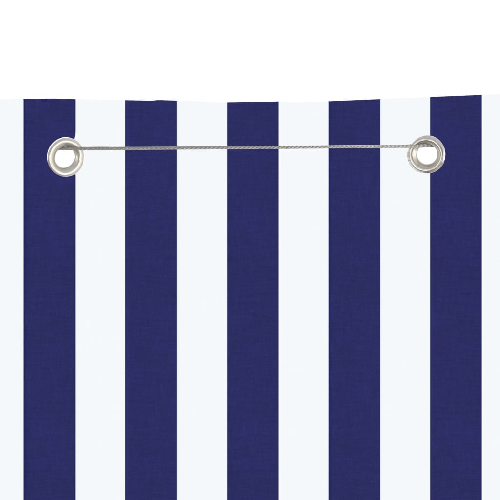 Vidaxl Balcony screen 120x240 cm Oxford fabric blue and white