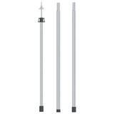 Vidaxl Luifelstok Telescopic 102-260 CM Aluminium