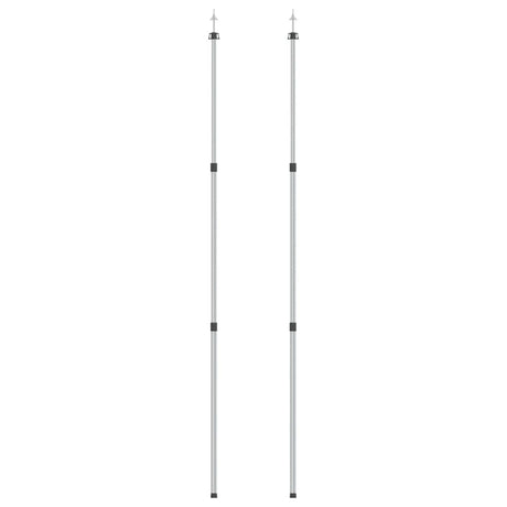 Vidaxl laifel bâton 2 pc télescopique 102-260 cm aluminium