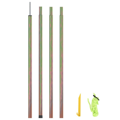 Vidaxl Pole solaire de 250 cm en acier galvanisé