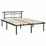 Vidaxl bedframe metaal zwart 160x200 cm