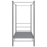 Vidaxl hemelbedframe metaal grijs 90x200 cm