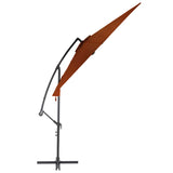 Vidaxl Floating parasol with aluminum pole 300 cm terracotta -colored