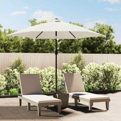Tissu de remplacement Vidaxl pour parasol 300 cm blanc