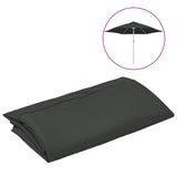 Tissu de remplacement Vidaxl pour parasol 300 cm anthracite -colored