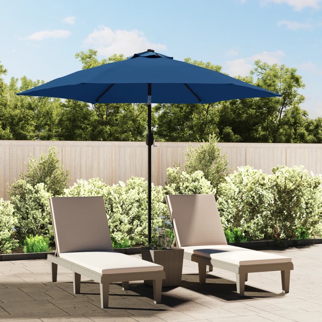 Vidaxl erstatningsklut for parasol 300 cm Azure Blue