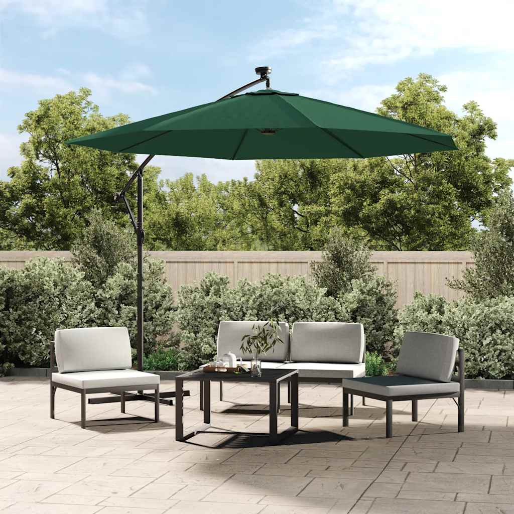 Tissu de remplacement Vidaxl pour parasol flottant 300 cm vert