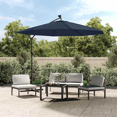 Tissu de remplacement Vidaxl pour parasol flottant 300 cm bleu