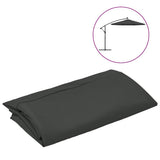 Tissu de remplacement Vidaxl pour parasol flottant 300 cm anthracite -colored