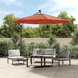 Tissu de remplacement Vidaxl pour parasol flottant 300 cm en terre cuite -colored