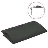 Tissu de remplacement Vidaxl pour parasol flottant 350 cm anthracite -colored