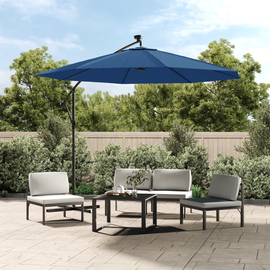 Vidaxl zastępczy materiał do pływającego Parasol 350 cm Azure Blue