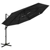 Vidaxl Parasol 4-warrowar