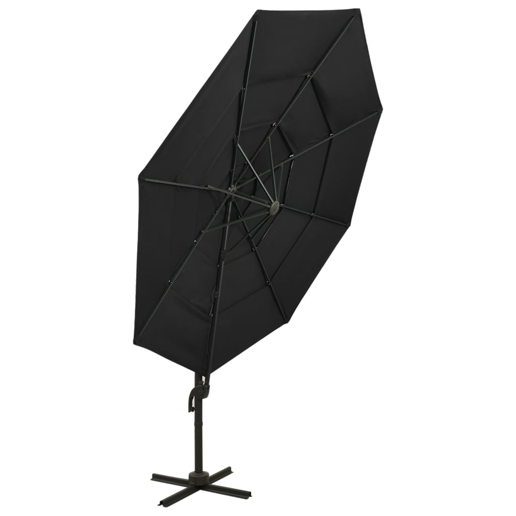 Vidaxl Parasol 4-warrowar