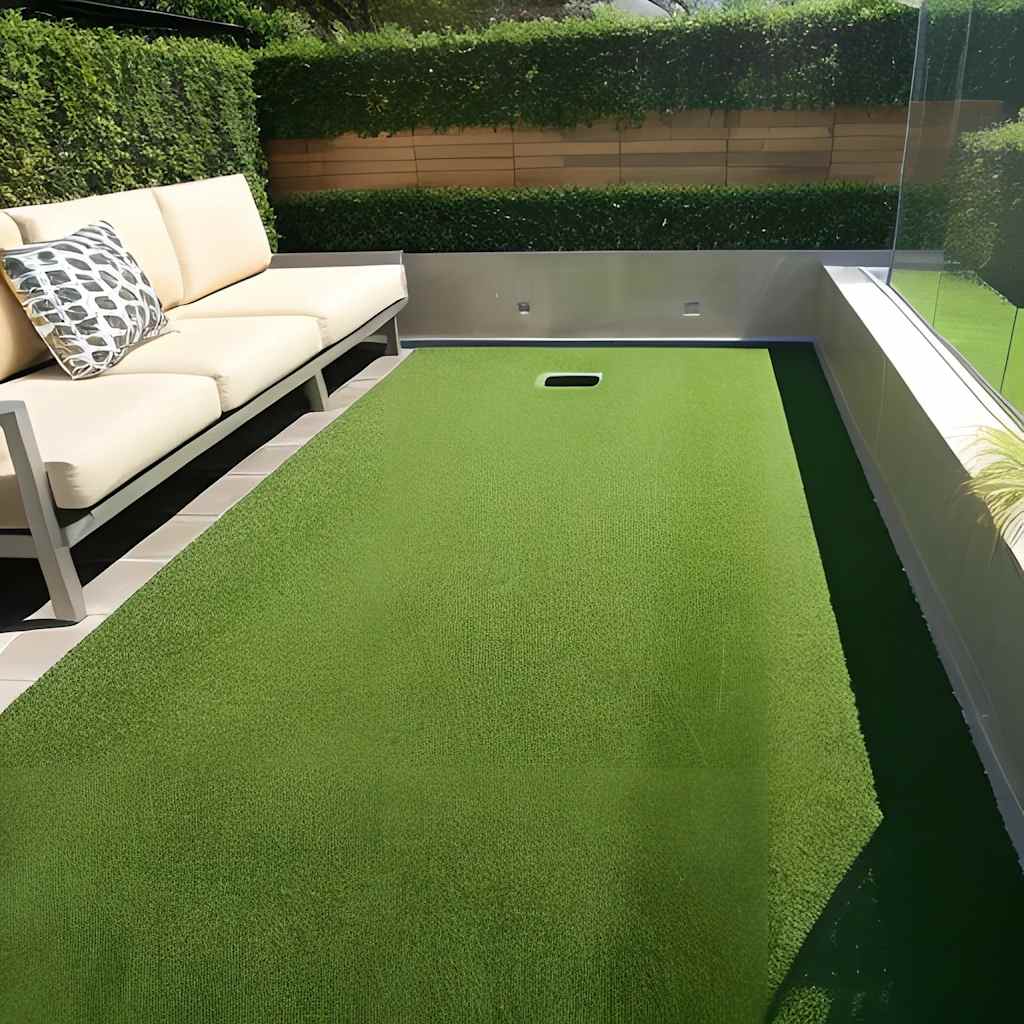 Vidaxl Grass artificiel 7 9 mm 1x8 m vert