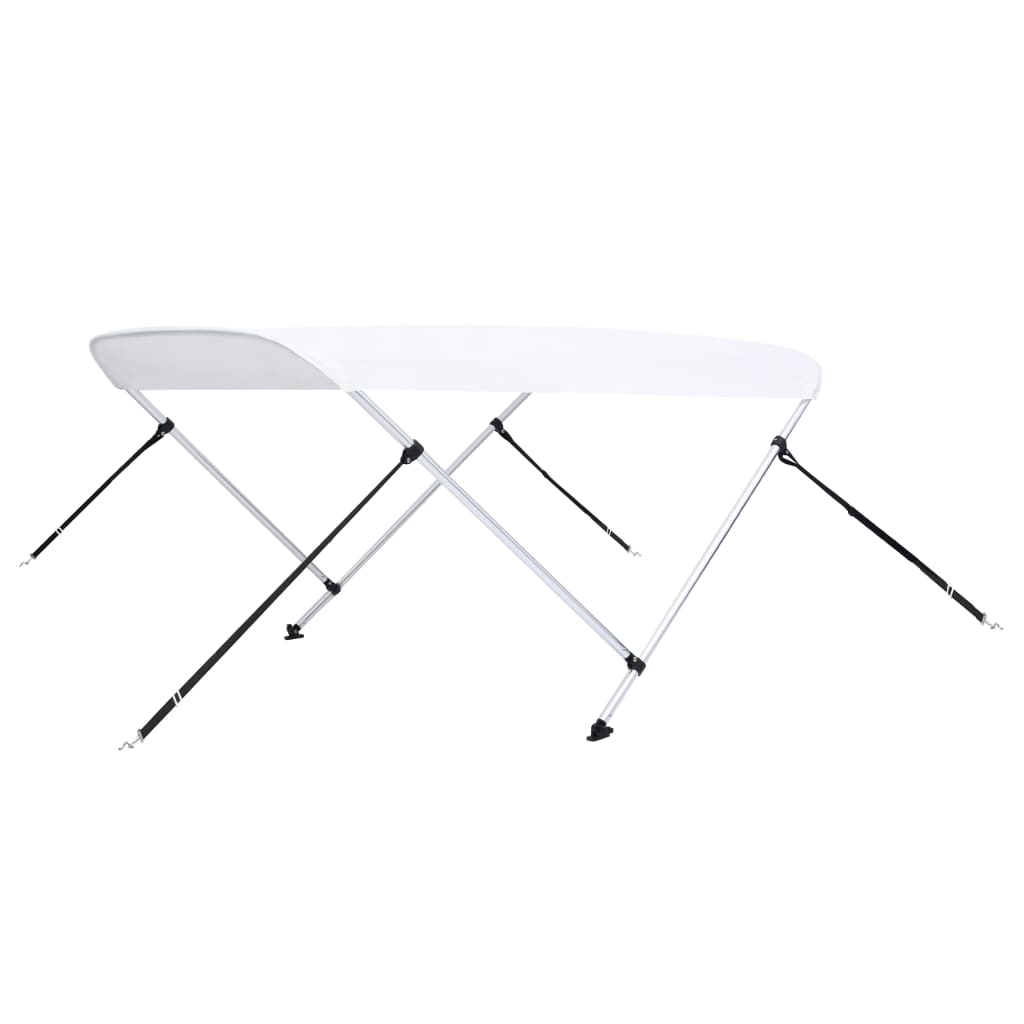 Vidaxl Biminitop 2-bow 150x120x110 cm bianco