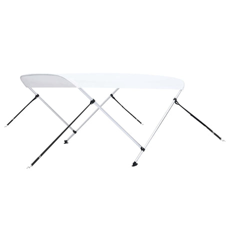 Vidaxl biminitop 2-boogs 180x130x110 cm blanc