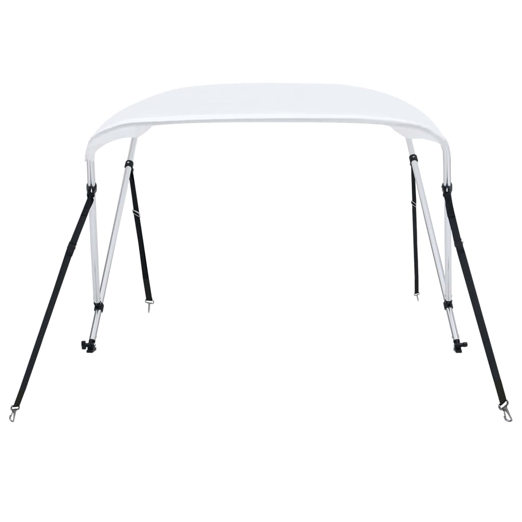 Vidaxl biminitop 2-bows 180x150x110 cm blanc