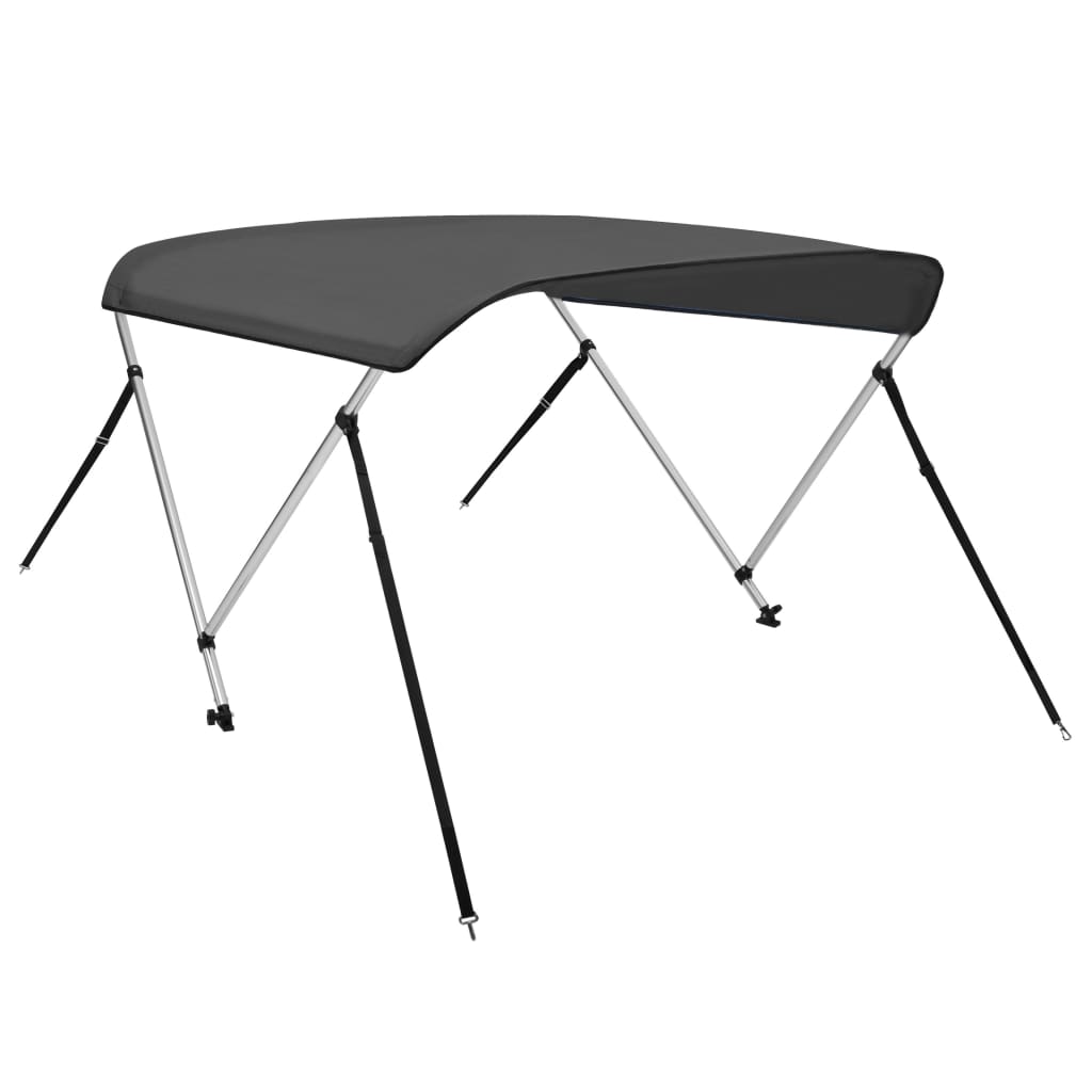 Vidaxl biminitop 2-bows 180x150x110 cm de couleur anthracite