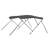 Vidaxl biminitop 3-bows 183x140x137 cm de couleur anthracite