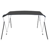 Vidaxl biminitop 3-bows 183x140x137 cm de couleur anthracite