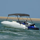 Vidaxl biminitop 3-bows 183x140x137 cm de couleur anthracite