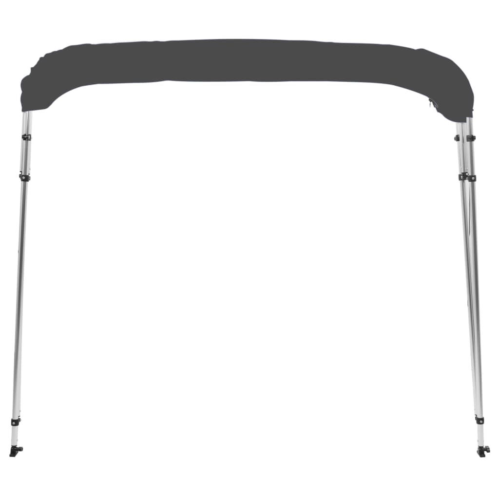 Vidaxl Biminitop 4-boogs 243x196x137 cm Anthracite-farget