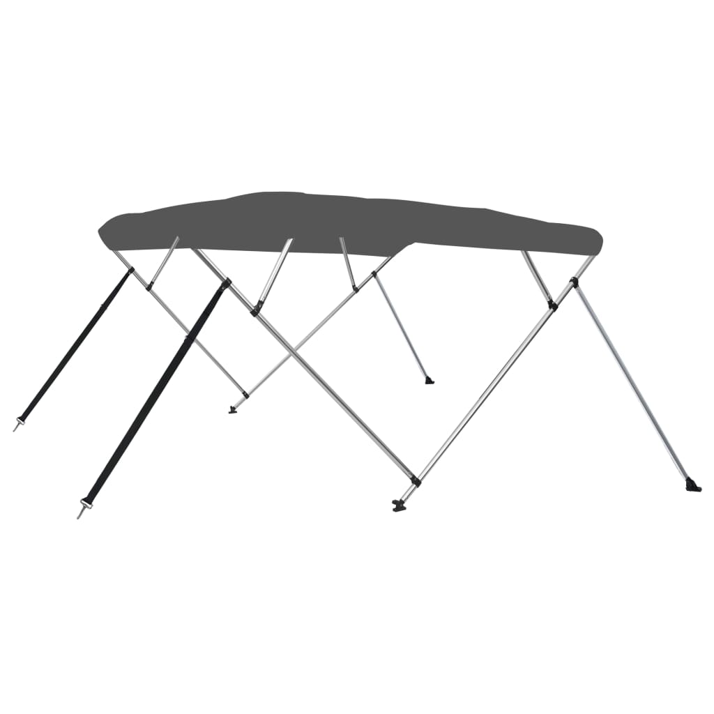 Vidaxl Biminitop 4-Boogs 243x210x137 cm de couleur anthracite