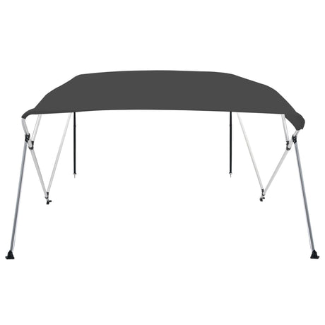 Vidaxl Biminitop 4-Boogs 243x210x137 cm de couleur anthracite