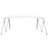 Vidaxl Biminitop 4-Boogs 243x (230-244) x137 cm blanc