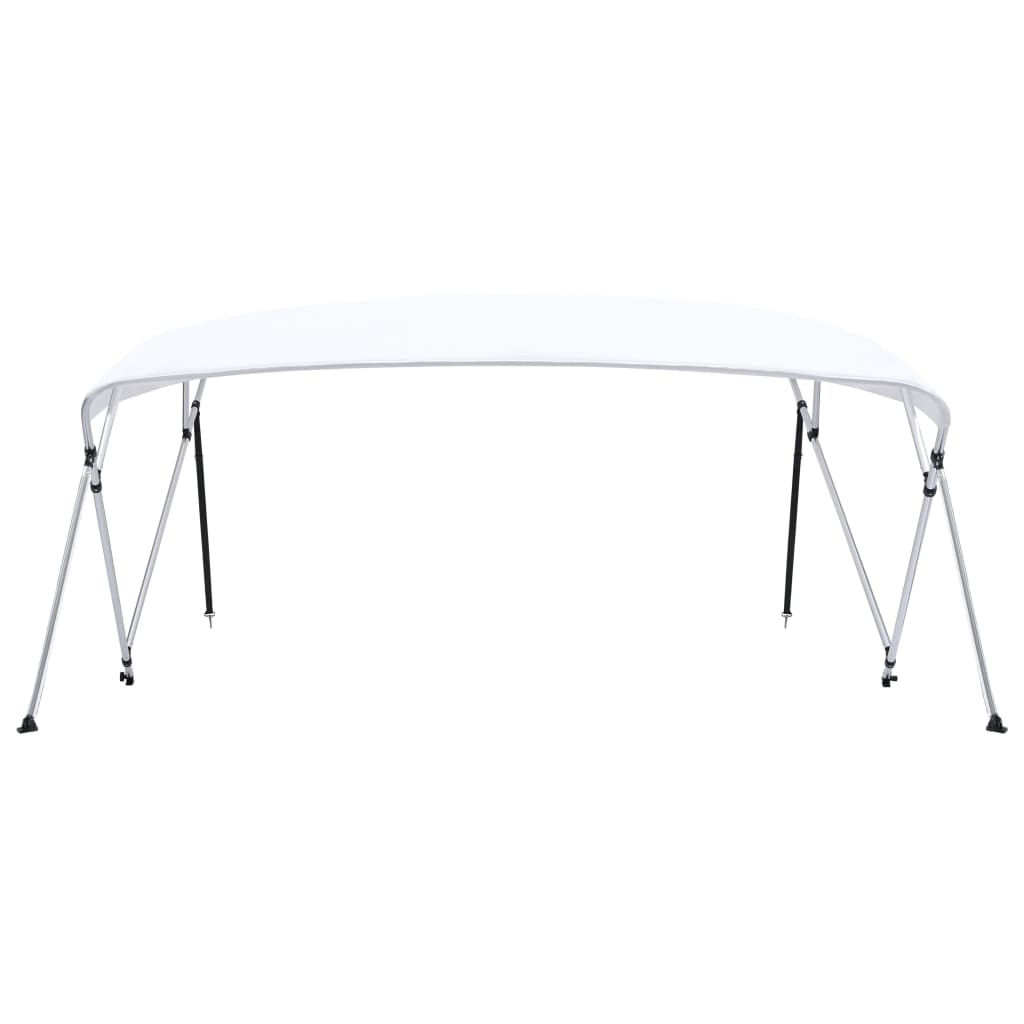 Vidaxl Biminitop 4-boogs 243x (230-244) x137 cm hvit