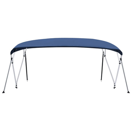 Vidaxl Biminitop 4-Boogs 243x (230-244) x137 cm bleu marine