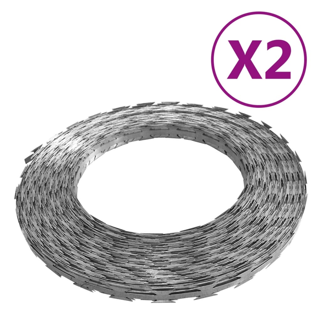 Vidaxl Shaver Mound Wire 2 ST BTO-22 100 m de acero