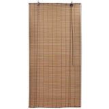 Stores à rouleaux vidaxl 2 ST 80x160 cm en brun bambou