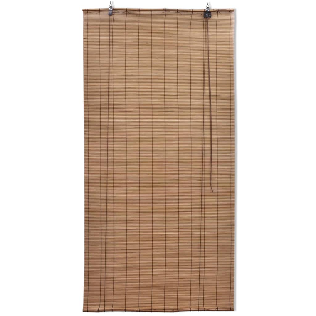 Bidaxl rullgardiner 2 st 120x220 cm bambu brun