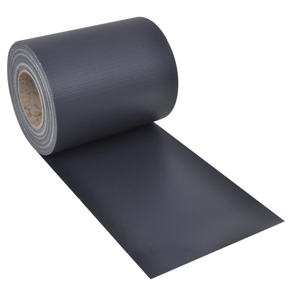 BIDAXL Sekretessskärmar 2 ST 70X0.19 M PVC Dark Grey