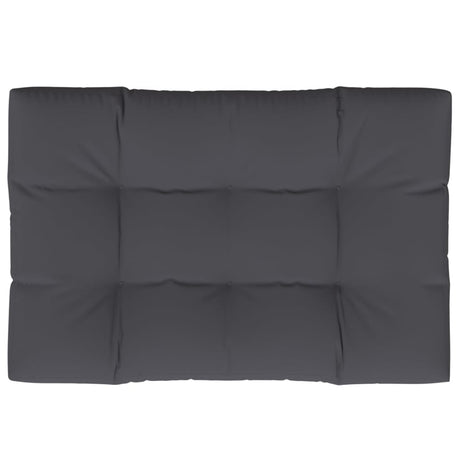 Coussin de palette vidaxl 120x80x12 cm Tissu anthracite -colored
