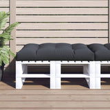 Coussin de palette vidaxl 120x80x12 cm Tissu anthracite -colored