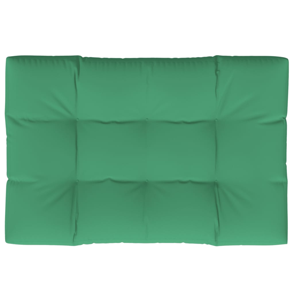 Vidaxl Pallet cushion 120x80x12 cm Fabric green