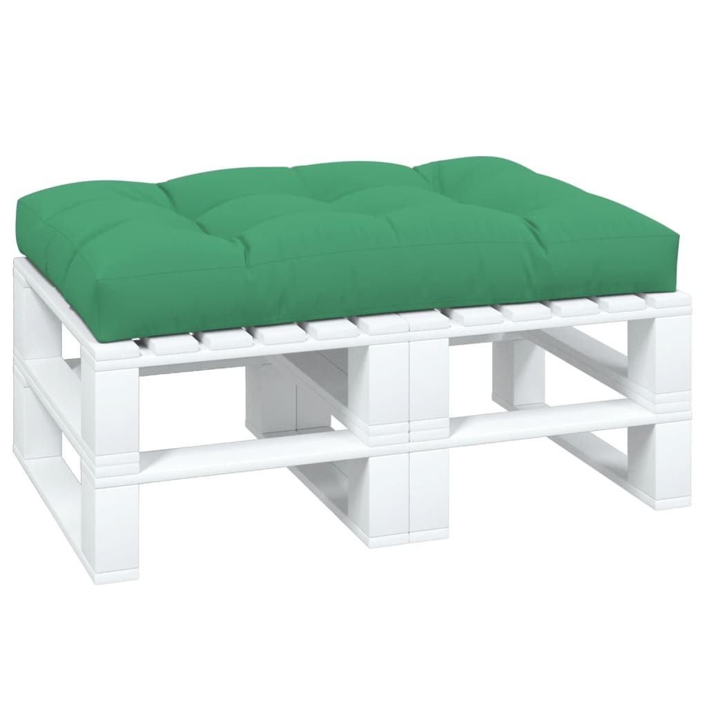 Coussin de palette vidaxl 120x80x12 cm en vert